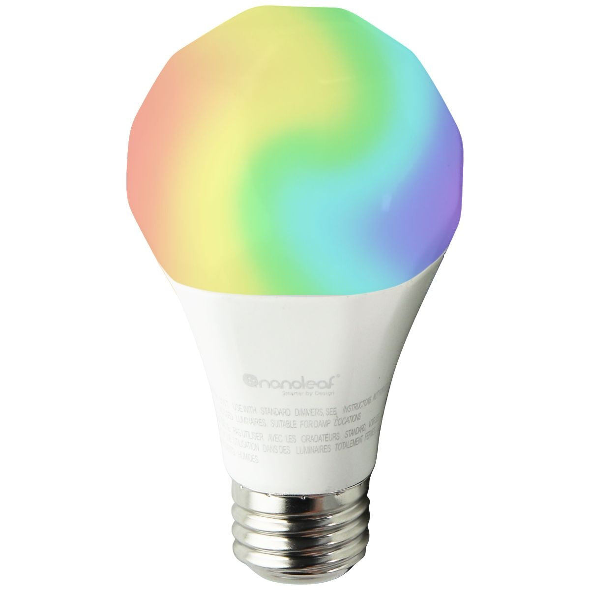Nanoleaf Essentials A19 Color Changing Dimmable LED Light Bulb Simple