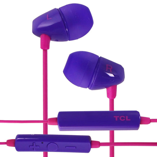 TCL SOCL100BT Wireless In-Ear Bluetooth Headphones with Mic - Sunrise Purple Portable Audio - Headphones TCL    - Simple Cell Bulk Wholesale Pricing - USA Seller