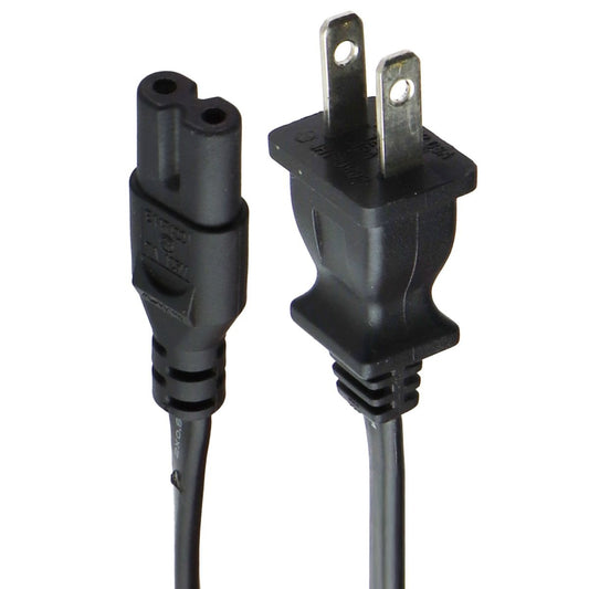 JI-HAW Two Prong AC Power Cord (JHT-031) - Black (7A/125V) Multipurpose Batteries & Power - Multipurpose AC to DC Adapters JI-HAW    - Simple Cell Bulk Wholesale Pricing - USA Seller