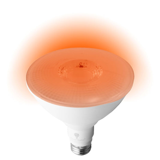BlueX LED PAR38 Flood Light Bulb 10W (90W Equivalent) - Orange (2 Pack) Lamps, Lighting & Ceiling Fans - Light Bulbs Bluex    - Simple Cell Bulk Wholesale Pricing - USA Seller