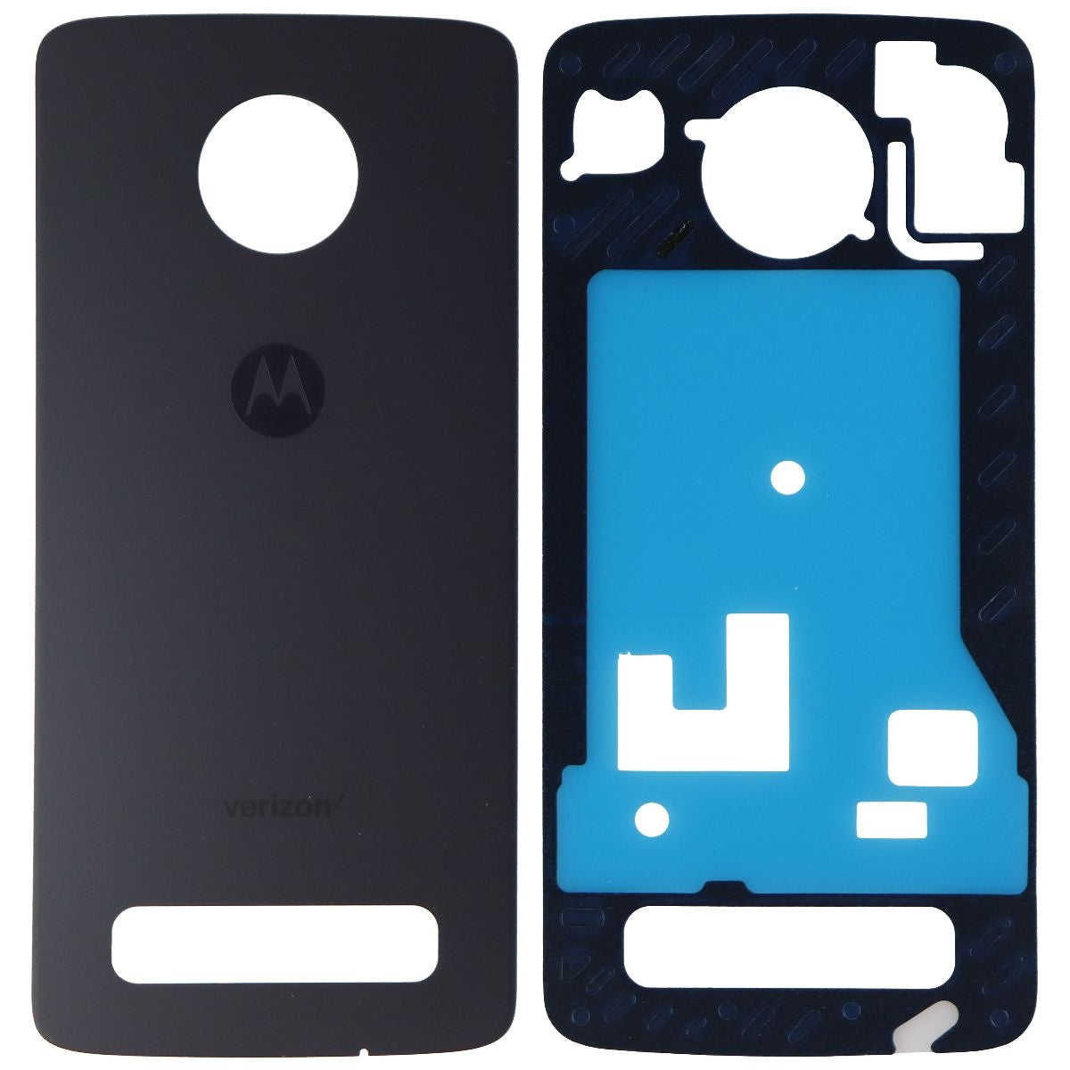 Replacement OEM Repair Part Back Plate Glass for Motorola Moto Z4 Black/Verizon Cell Phone - Replacement Parts & Tools Motorola    - Simple Cell Bulk Wholesale Pricing - USA Seller