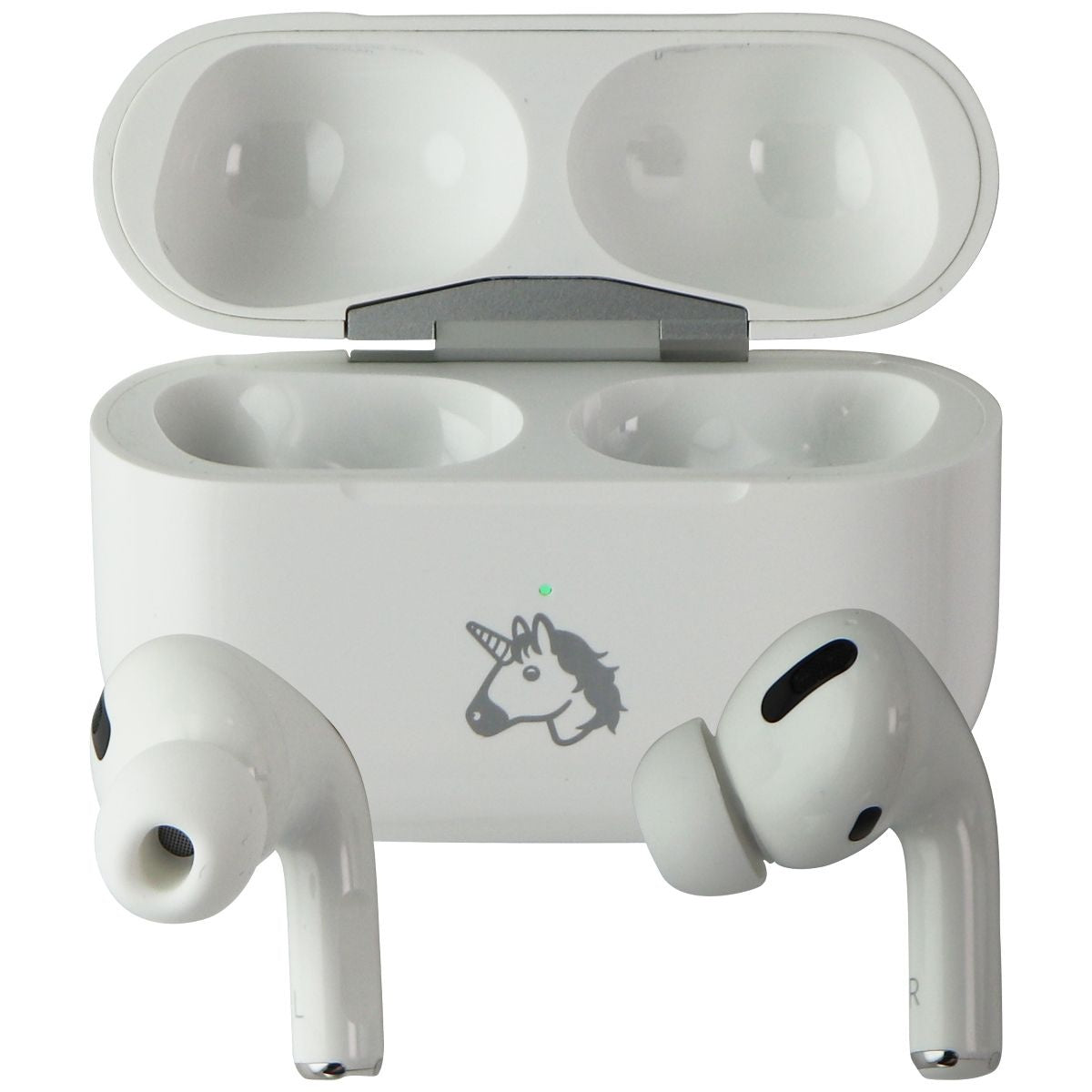 Apple AirPods Pro with Charging Case - White/Custom Unicorn Design (A2190) Portable Audio - Headphones Apple    - Simple Cell Bulk Wholesale Pricing - USA Seller