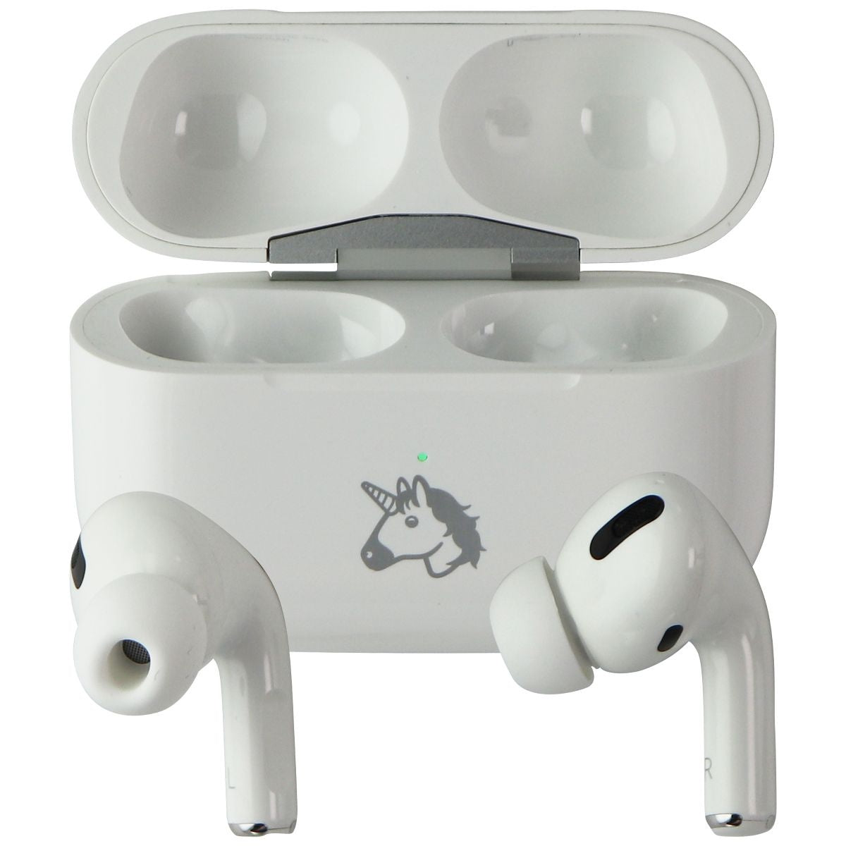 Apple AirPods Pro with Charging Case - White/Custom Unicorn Design (A2190) Portable Audio - Headphones Apple    - Simple Cell Bulk Wholesale Pricing - USA Seller