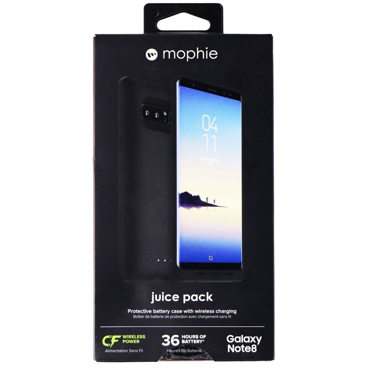 Mophie Juice Pack Protective Battery Case for Samsung Galaxy Note 8 - Black Cell Phone - Cases, Covers & Skins Mophie    - Simple Cell Bulk Wholesale Pricing - USA Seller
