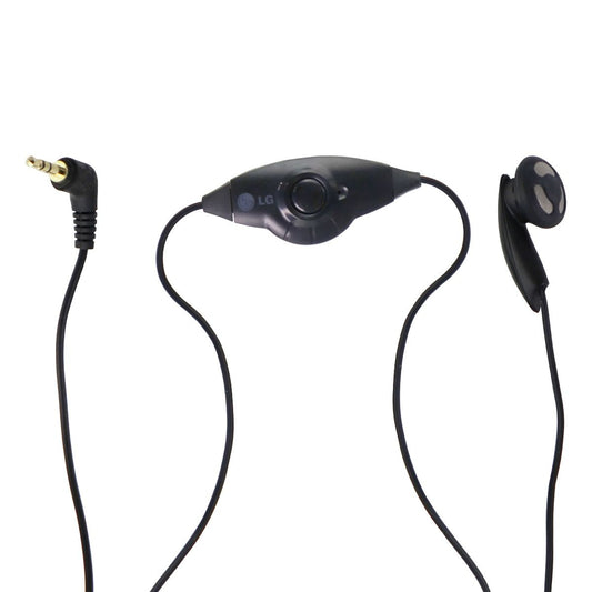LG 2.5mm Mono Headset with Microphone and Call/Answer Button - Black SGEY0003221 Cell Phone - Headsets LG    - Simple Cell Bulk Wholesale Pricing - USA Seller