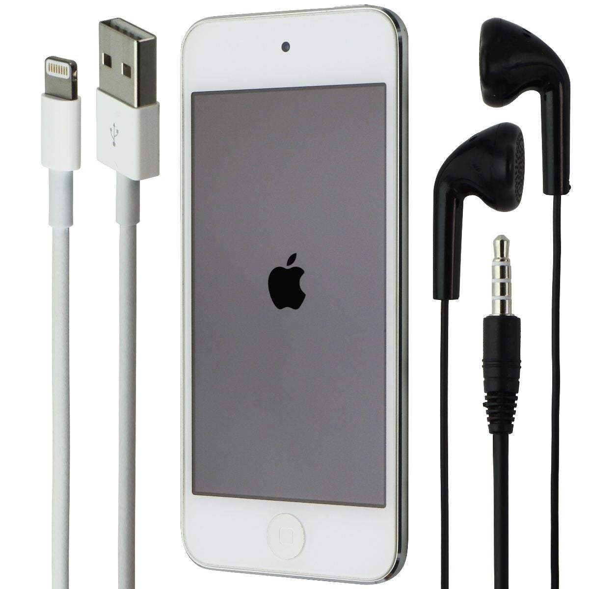 Apple iPod Touch 6th Gen (Wi-Fi Only) with Accessory Bundle - 16GB/Silver Portable Audio - iPods & MP3 Players Apple    - Simple Cell Bulk Wholesale Pricing - USA Seller
