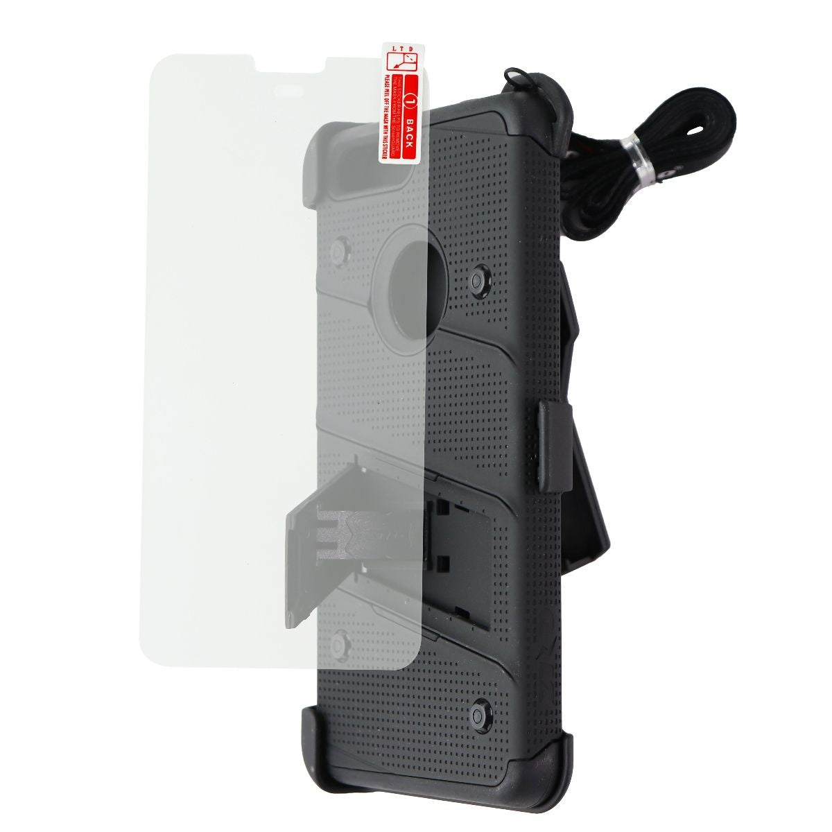 Zizo BOLT Cover Series for Google Pixel XL w/ Kickstand & Holster Clip - Black Cell Phone - Cases, Covers & Skins Zizo Wireless    - Simple Cell Bulk Wholesale Pricing - USA Seller