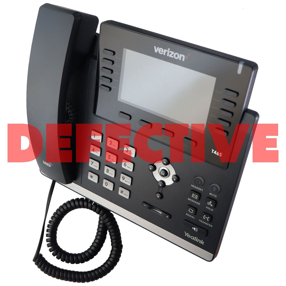 Yealink T46S IP Phone with 4.3-inch LCD and up to 16 Lines - Black Home Telephones & Accessories - Corded Telephones Yealink    - Simple Cell Bulk Wholesale Pricing - USA Seller