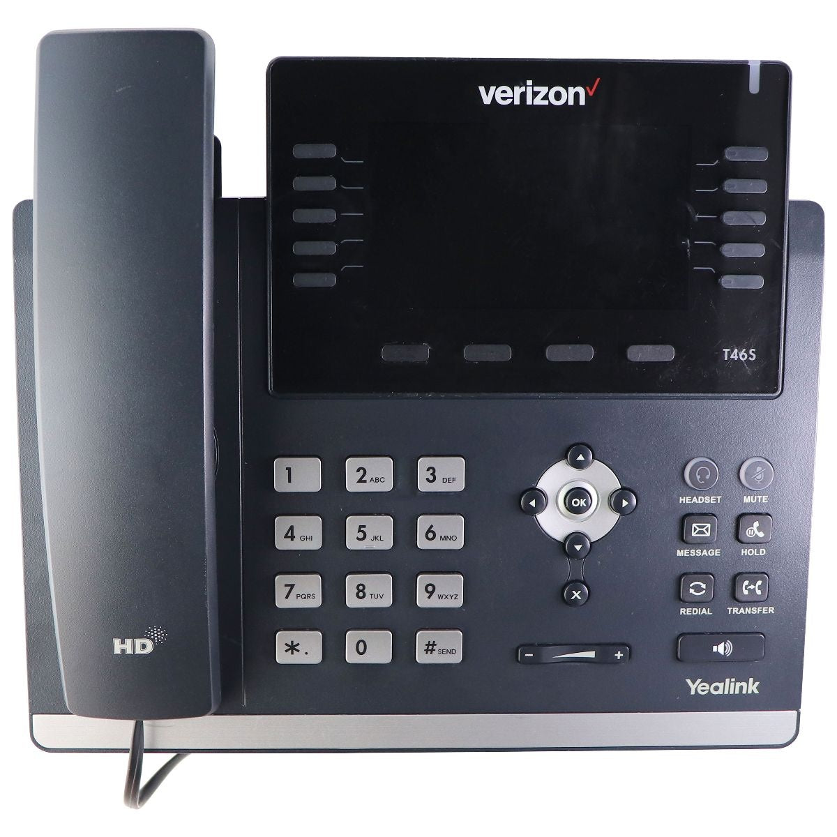 Yealink T46S IP Phone with 4.3-inch LCD and up to 16 Lines - Black Home Telephones & Accessories - Corded Telephones Yealink    - Simple Cell Bulk Wholesale Pricing - USA Seller