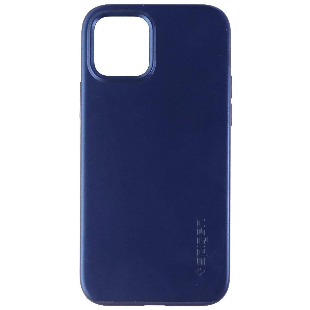 Spigen Thin Fit Series Case for Apple iPhone 12 and iPhone 12 Pro - Deep Blue Cell Phone - Cases, Covers & Skins Spigen    - Simple Cell Bulk Wholesale Pricing - USA Seller