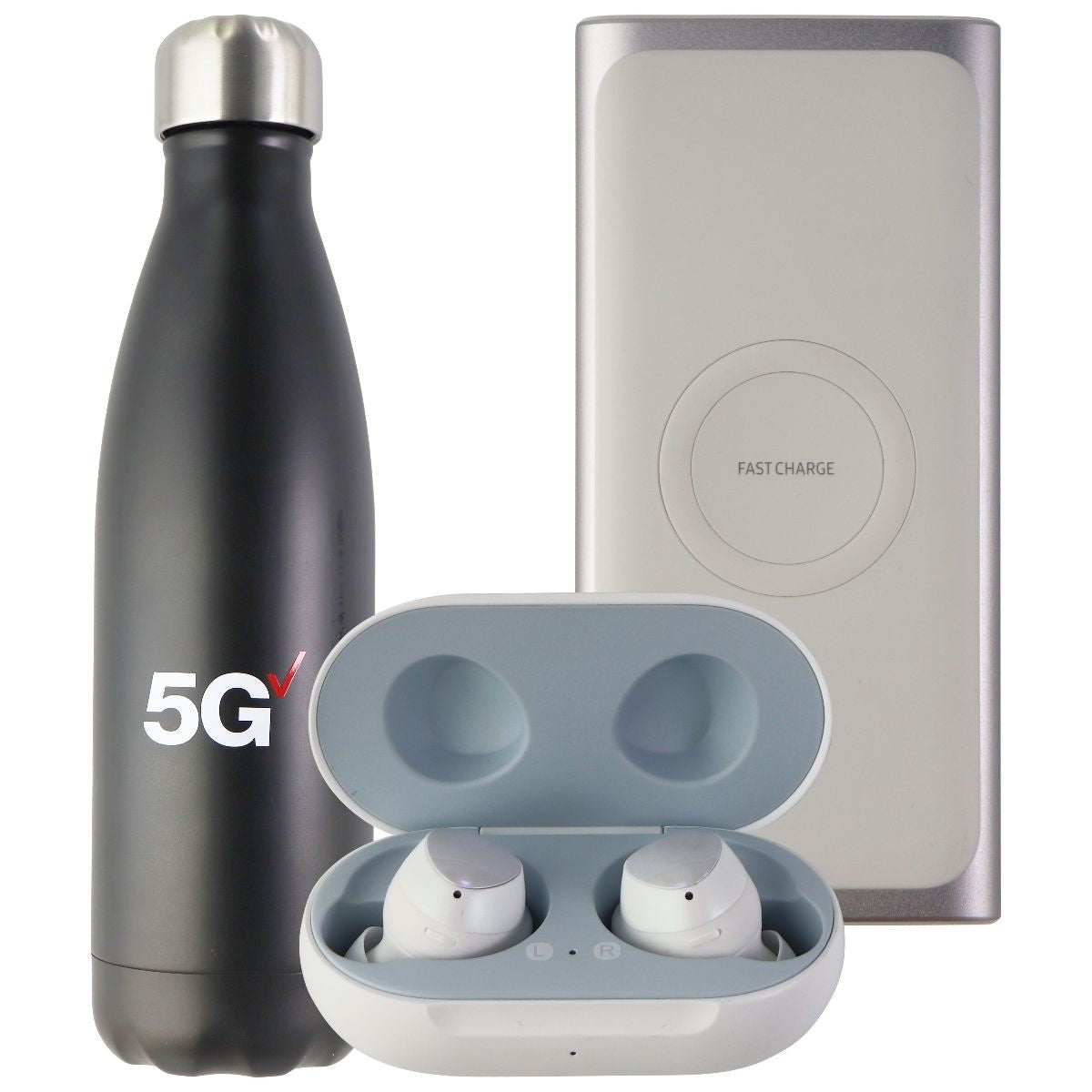 Samsung VIP Kit with Galaxy Buds, Fast Battery Pack, and Water Bottle Pack Portable Audio - Headphones Samsung    - Simple Cell Bulk Wholesale Pricing - USA Seller