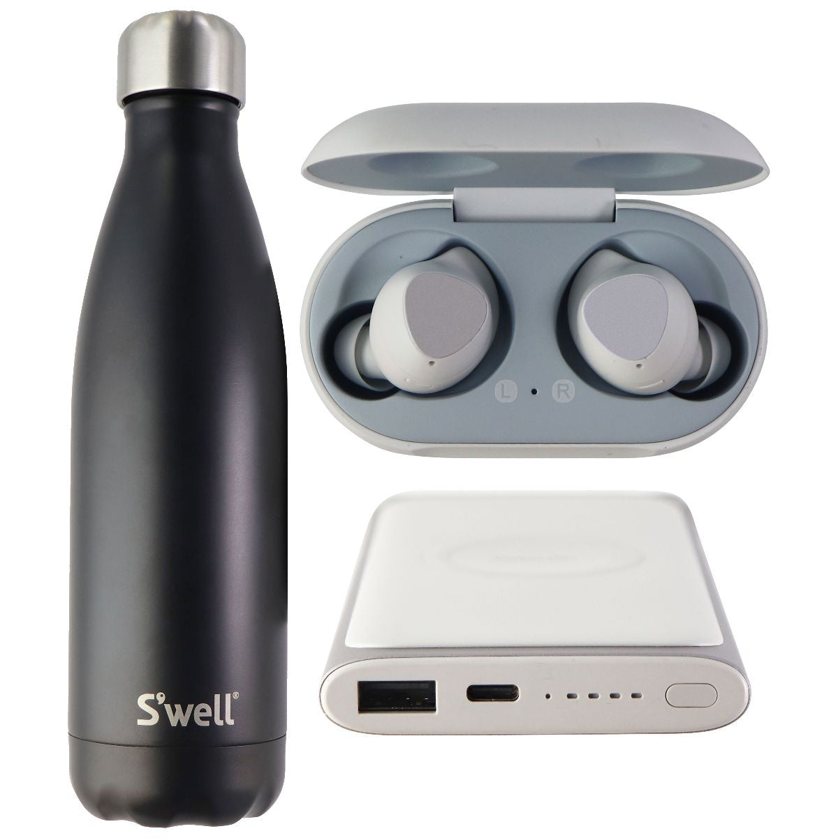 Samsung VIP Kit with Galaxy Buds, Fast Battery Pack, and Water Bottle Pack Portable Audio - Headphones Samsung    - Simple Cell Bulk Wholesale Pricing - USA Seller