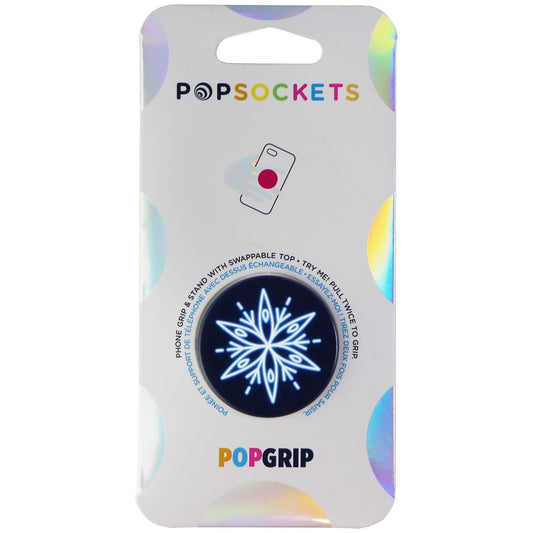 PopSockets: PopGrip Expanding Stand and Grip with Swappable Top - Neon Snowflake Cell Phone - Mounts & Holders PopSockets    - Simple Cell Bulk Wholesale Pricing - USA Seller