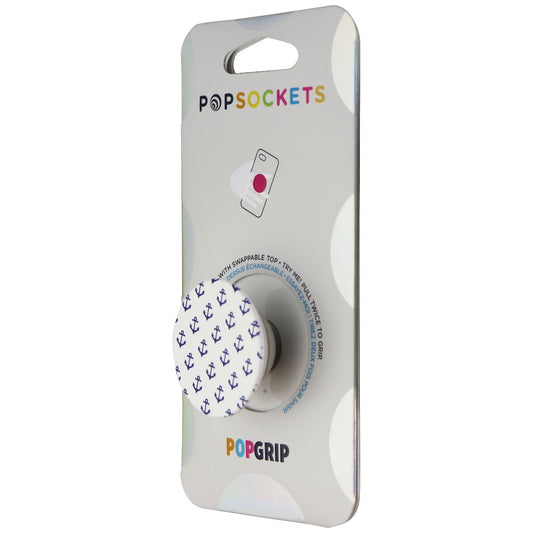 PopSockets: PopGrip Expanding Stand & Grip w/ Swappable Top - Anchors Away White Cell Phone - Mounts & Holders PopSockets    - Simple Cell Bulk Wholesale Pricing - USA Seller