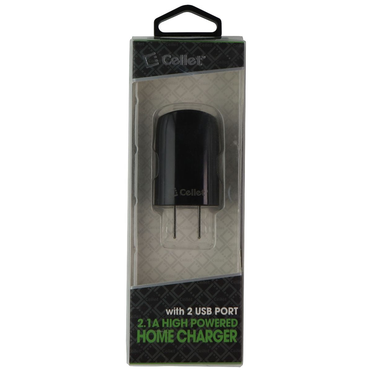 Cellet Dual USB High Powered Home Charger - Black Cell Phone - Chargers & Cradles Cellet    - Simple Cell Bulk Wholesale Pricing - USA Seller
