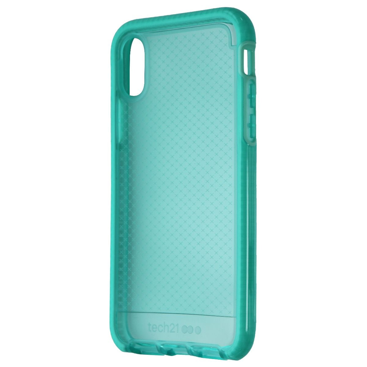 Tech21 Evo Check Series Flexible Gel Case for Apple iPhone Xs - Neon Aqua Cell Phone - Cases, Covers & Skins Tech21    - Simple Cell Bulk Wholesale Pricing - USA Seller