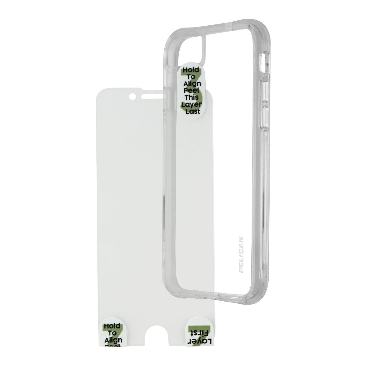 Pelican Protection Pack Case and Glass for iPhone SE (2nd Gen) / 8 / 7 - Clear Cell Phone - Cases, Covers & Skins Case-Mate    - Simple Cell Bulk Wholesale Pricing - USA Seller