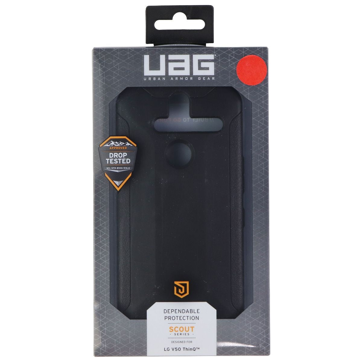 Urban Armor Gear Scout Series Flexible Case for LG V50 ThinQ - Black Cell Phone - Cases, Covers & Skins Urban Armor Gear    - Simple Cell Bulk Wholesale Pricing - USA Seller