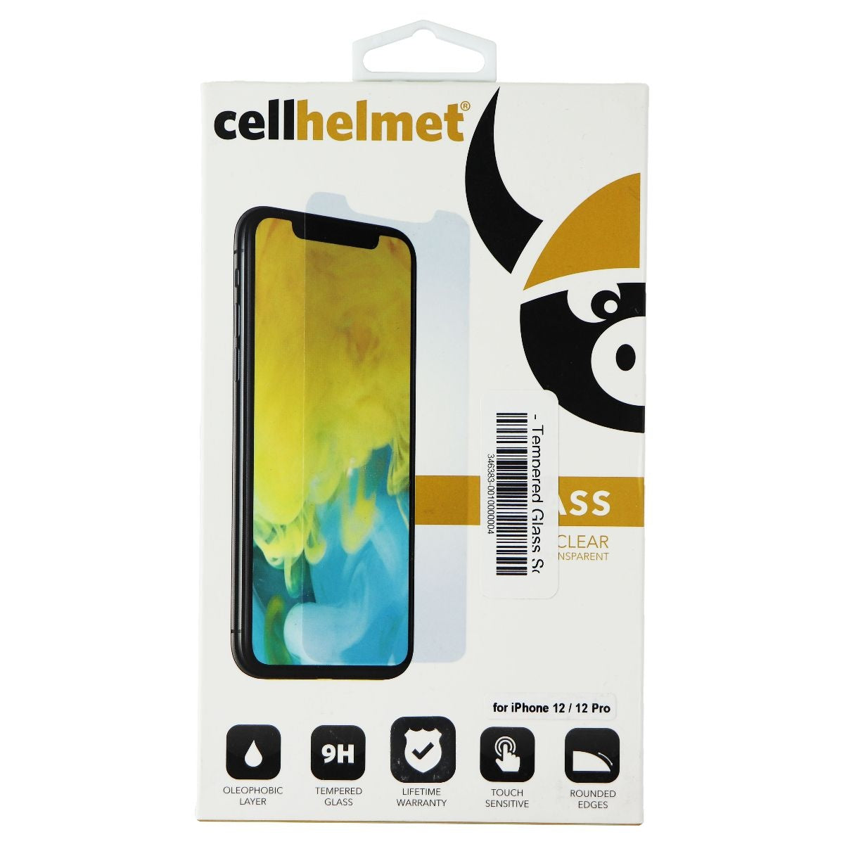 cellhelmet Tempered Glass for Apple iPhone 12 and 12 Pro Cell Phone - Screen Protectors CellHelmet    - Simple Cell Bulk Wholesale Pricing - USA Seller