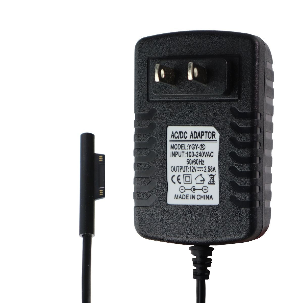 AC/DC (12V/2.58A) Wall Adaptor Power Supply (3.5ft) YGY-R - Black Multipurpose Batteries & Power - Multipurpose AC to DC Adapters Unbranded    - Simple Cell Bulk Wholesale Pricing - USA Seller
