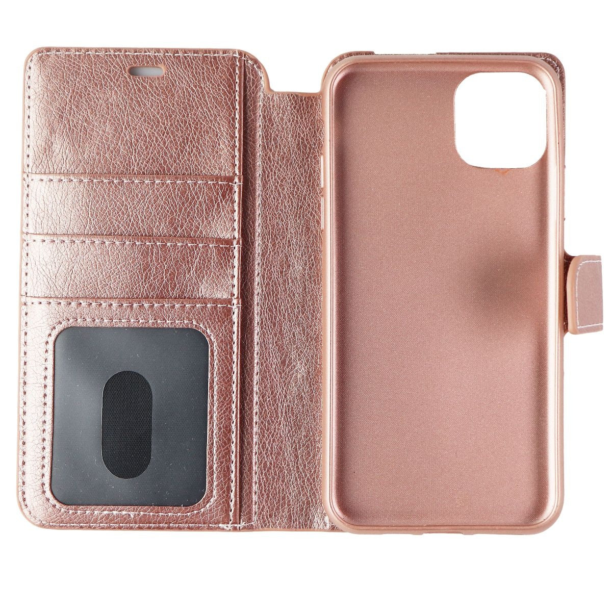 Base Wallet Folio Series Case for iPhone 11 Pro Max - Pink Cell Phone - Cases, Covers & Skins Base    - Simple Cell Bulk Wholesale Pricing - USA Seller