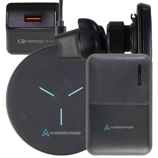 Axessorize/LG Wireless Charger, Car Mount, USB-C Cable, and Battery Pack Bundle Cell Phone - Cases, Covers & Skins Axessorize    - Simple Cell Bulk Wholesale Pricing - USA Seller