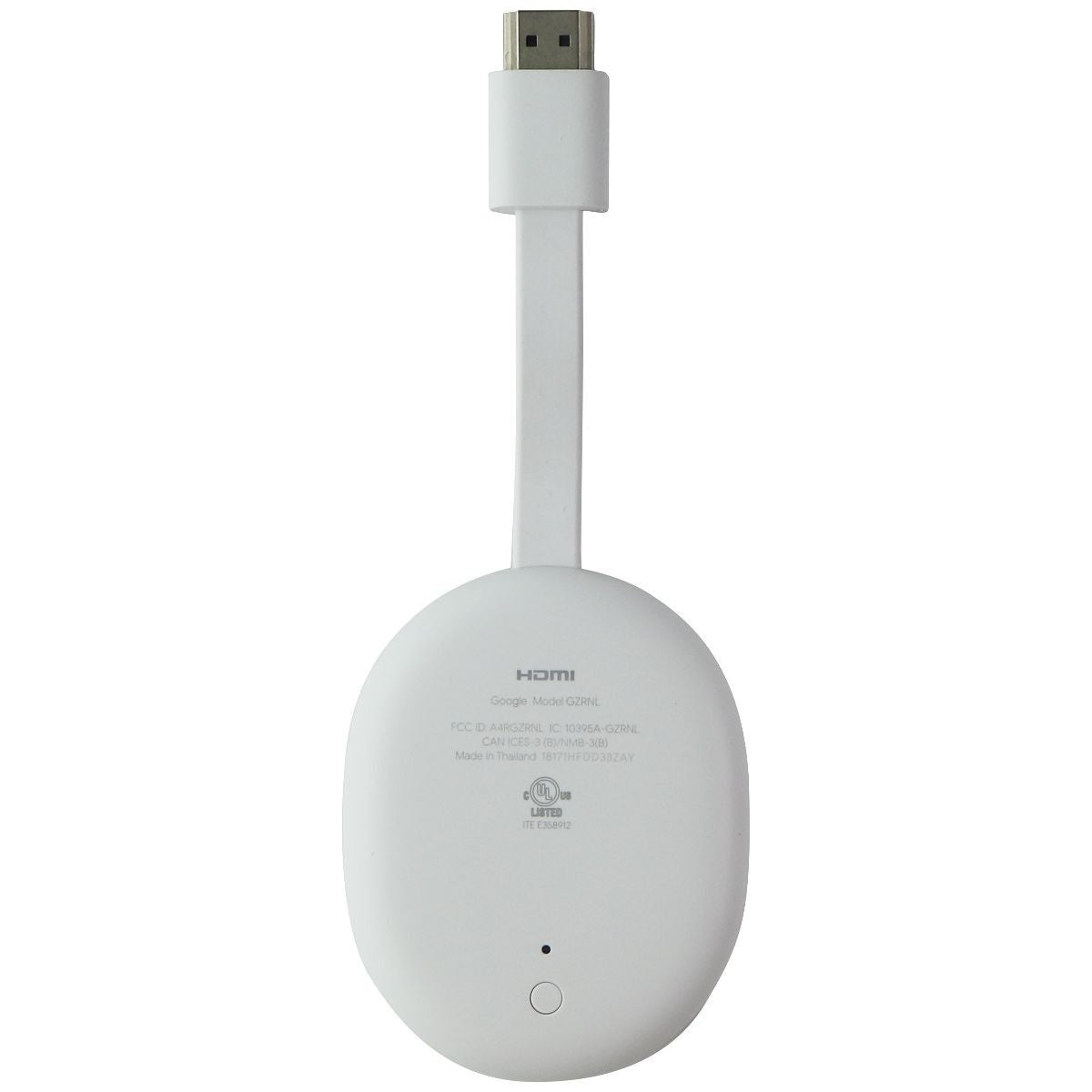 Google Chromecast (2020 Model) - White (GZRNL) - No Remote/No Cable TV, Video & Audio Accessories - Other TV, Video & Audio Accs Google    - Simple Cell Bulk Wholesale Pricing - USA Seller