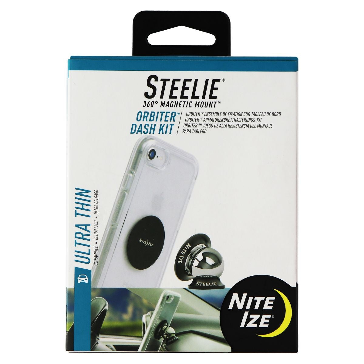 Nite Ize Steelie Orbiter Dash Mount Kit Magnetic Cell Phone Holder for Car Dash Cell Phone - Mounts & Holders Nite Ize    - Simple Cell Bulk Wholesale Pricing - USA Seller