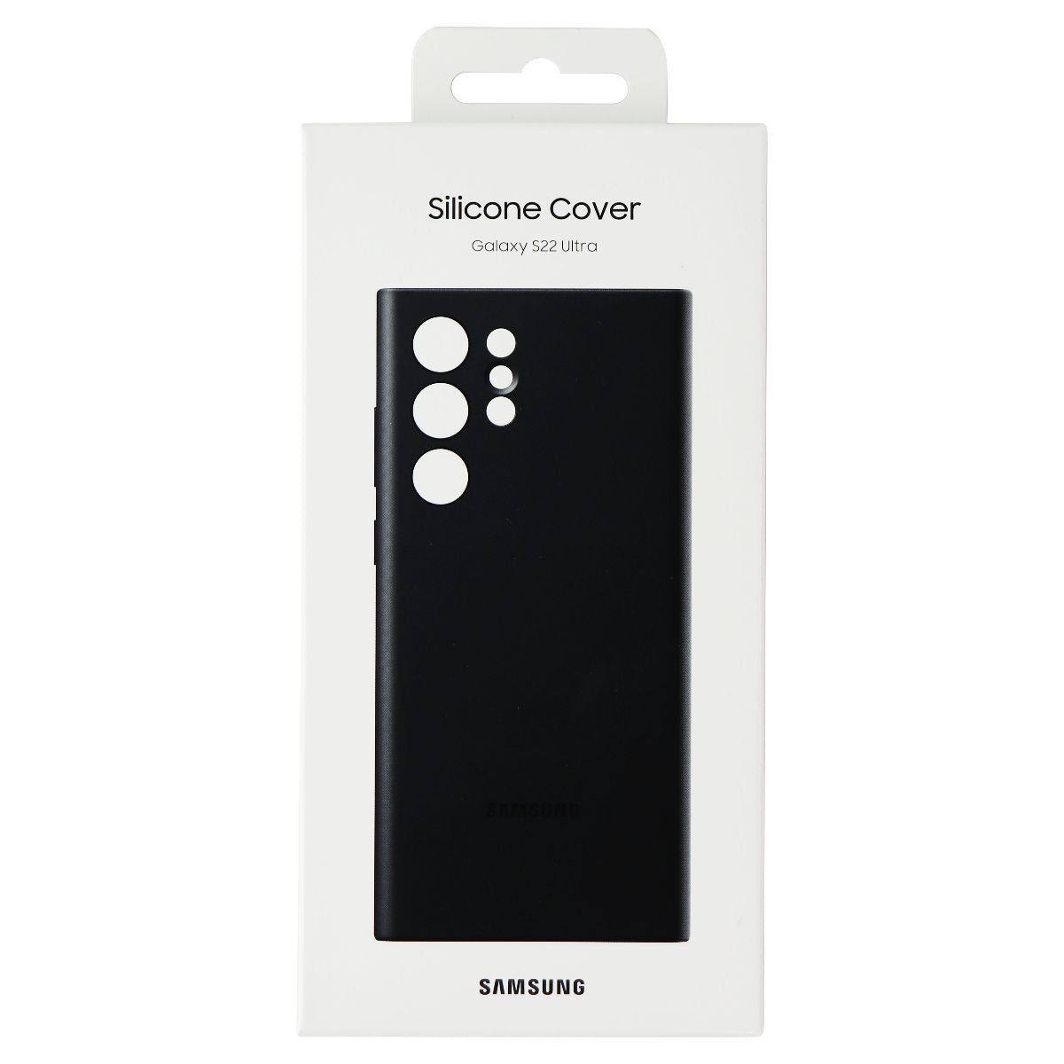 Samsung Official Silicone Cover Case for Samsung Galaxy S22 Ultra - Black Cell Phone - Cases, Covers & Skins Samsung    - Simple Cell Bulk Wholesale Pricing - USA Seller