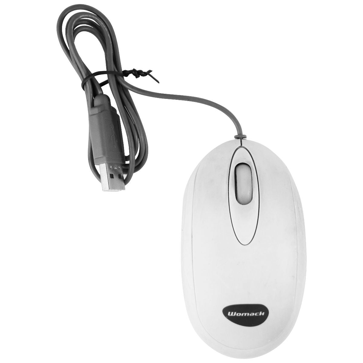 WOMACK USB Mouse (EMS024J00) - White Keyboards/Mice - Mice, Trackballs & Touchpads Womack    - Simple Cell Bulk Wholesale Pricing - USA Seller