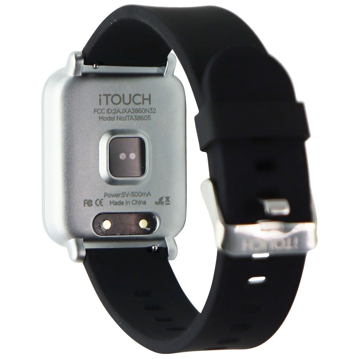 iTouch Air 2S Special Edition Smartwatch - Silver/Black (ITA38605) Smart Watches ITOUCH    - Simple Cell Bulk Wholesale Pricing - USA Seller