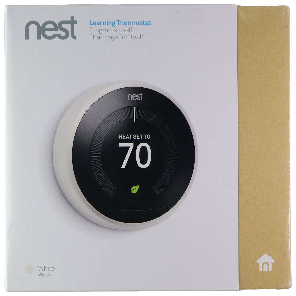 Google Nest Learning Thermostat 3rd Gen - White (‎T3017US) Heating, Cooling & Air - Programmable Thermostats Google    - Simple Cell Bulk Wholesale Pricing - USA Seller