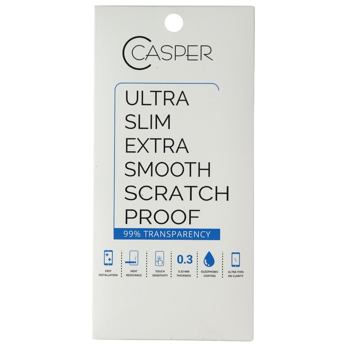 Casper Ultra Slim Glass Screen Protector for Apple iPhone 13 Pro Max - Clear Cell Phone - Screen Protectors Casper    - Simple Cell Bulk Wholesale Pricing - USA Seller