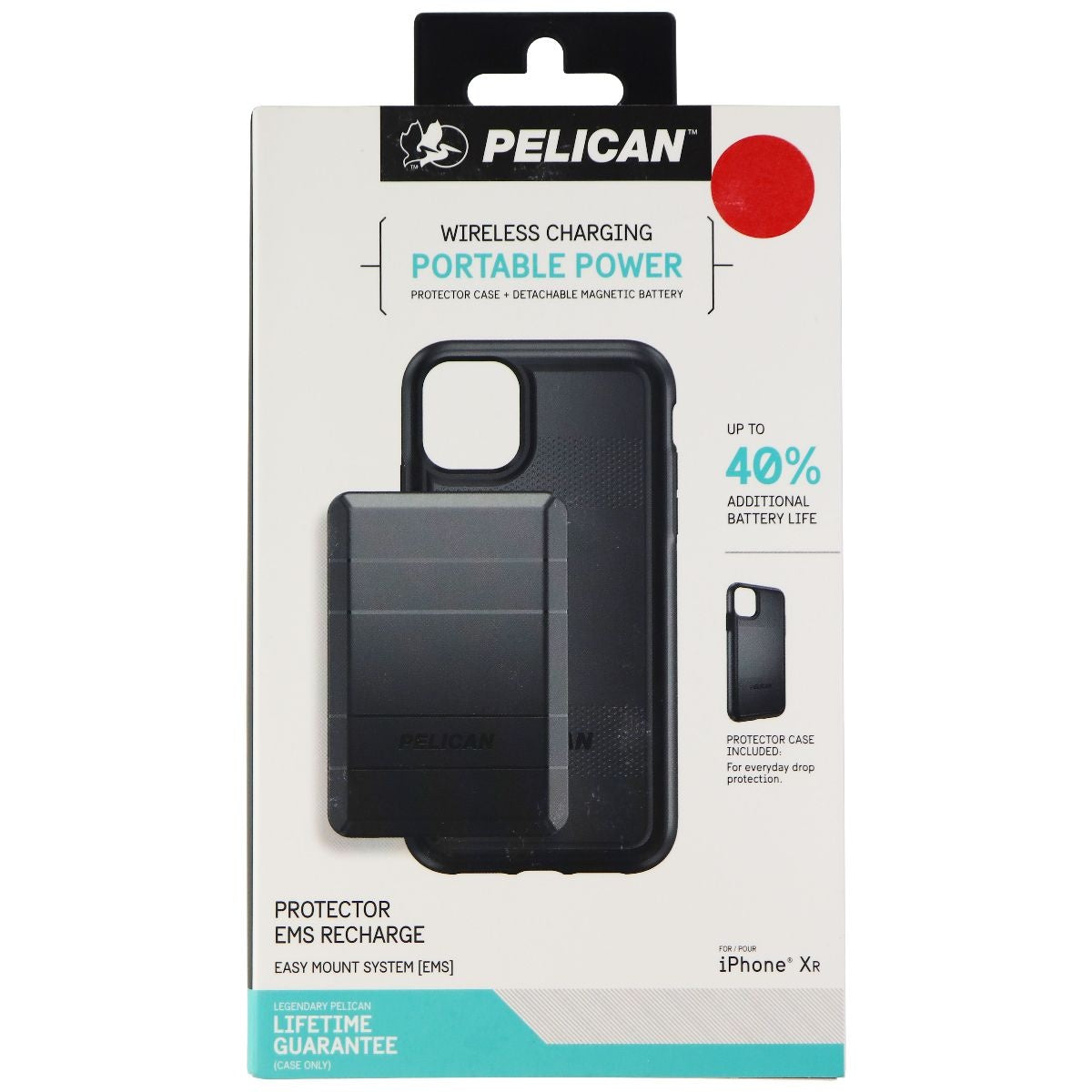 Pelican Protector Case w/ Rechargeable Battery Pack for iPhone 11 & XR - Black Cell Phone - Cases, Covers & Skins Pelican    - Simple Cell Bulk Wholesale Pricing - USA Seller