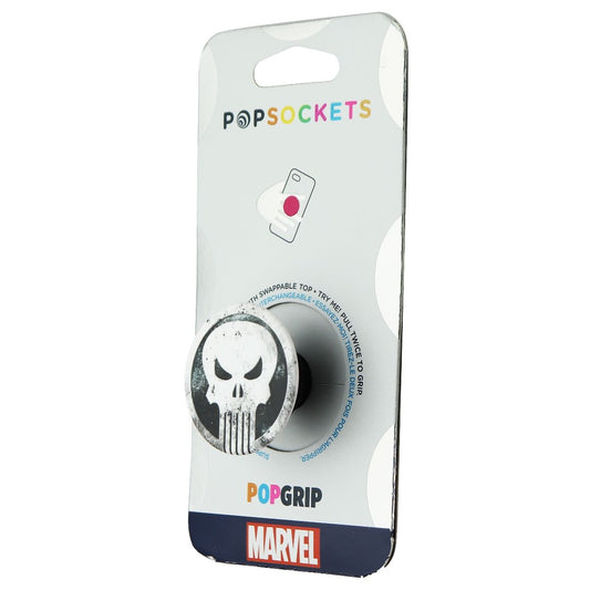 PopSockets PopGrip with Swappable Top - Marvel - Punisher (Gloss) Cell Phone - Mounts & Holders PopSockets    - Simple Cell Bulk Wholesale Pricing - USA Seller