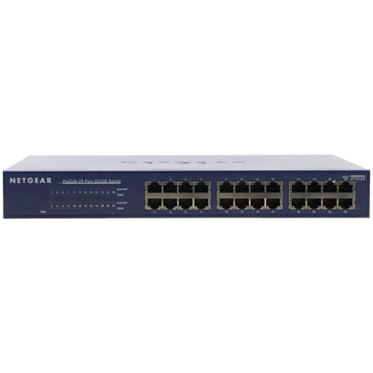 NETGEAR 24-Port Fast Ethernet 10/100 Unmanaged Switch (JFS524) Networking - Network Switches Netgear    - Simple Cell Bulk Wholesale Pricing - USA Seller