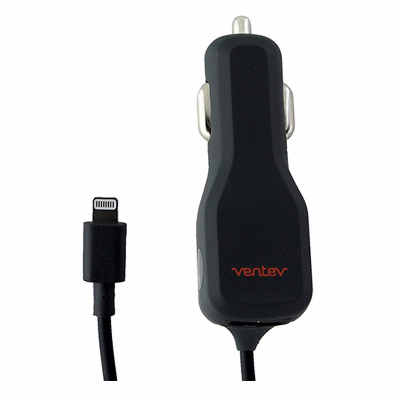Ventev Dashport 2100c Car Charger with for iPhones and USB Port - Gray Cell Phone - Chargers & Cradles Ventev    - Simple Cell Bulk Wholesale Pricing - USA Seller
