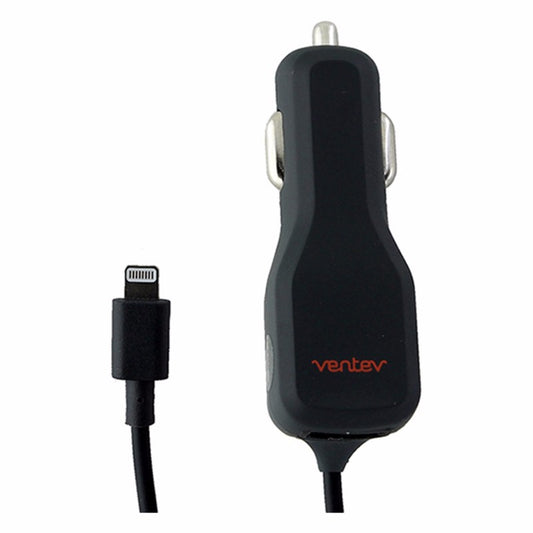 Ventev Dashport 2100c Car Charger with for iPhones and USB Port - Gray Cell Phone - Chargers & Cradles Ventev    - Simple Cell Bulk Wholesale Pricing - USA Seller