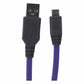 Ventev (565599) 3.3Ft Charge & Sync Flat Cable for Micro USB Devices-Purple/Gray Cell Phone - Cables & Adapters Ventev    - Simple Cell Bulk Wholesale Pricing - USA Seller