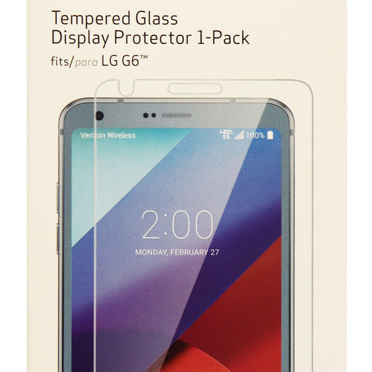 Verizon Tempered Glass Screen Protector for LG G6 - Clear Cell Phone - Screen Protectors Verizon    - Simple Cell Bulk Wholesale Pricing - USA Seller