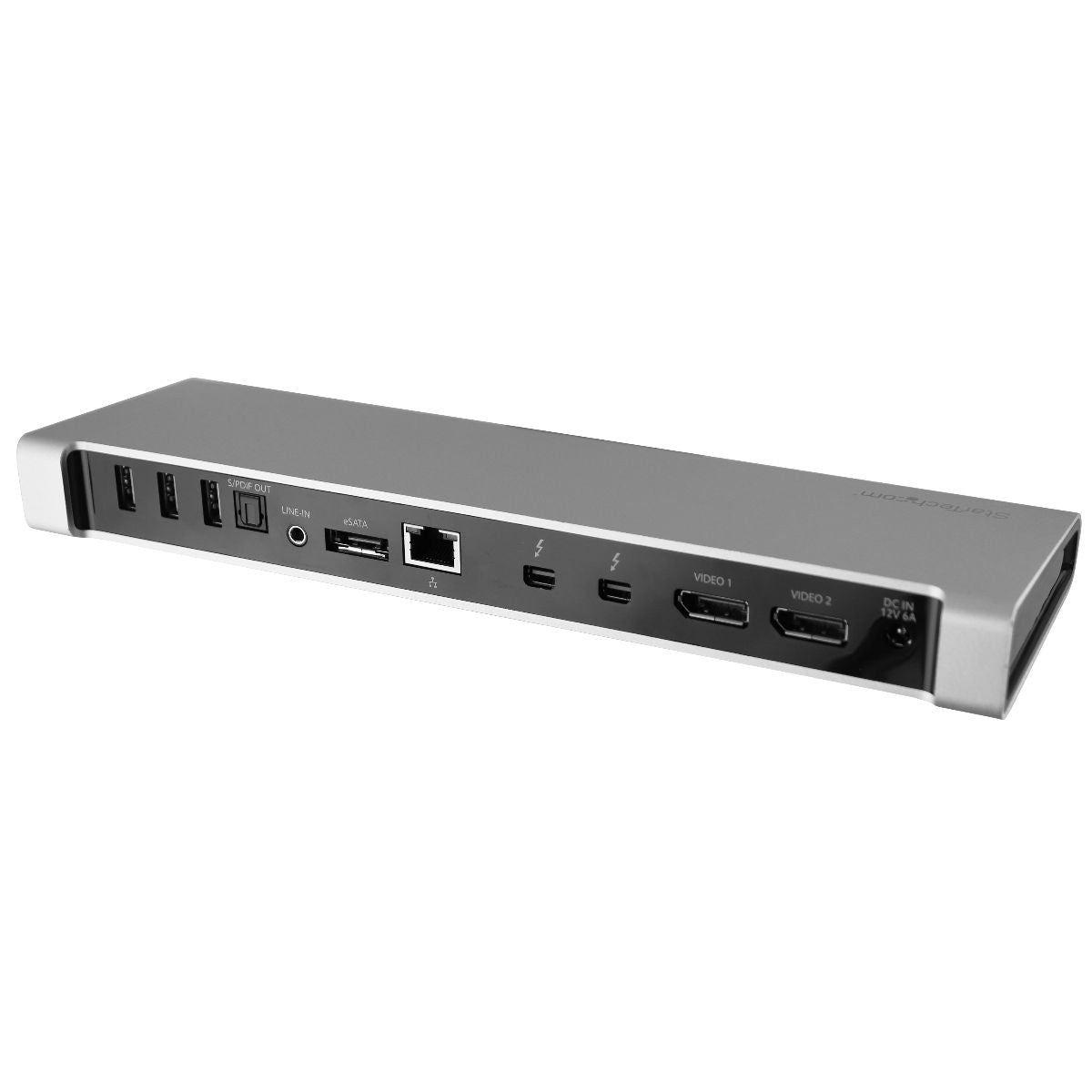 StarTech.com Thunderbolt 2 / Dual DP / 4K Laptop Docking Station - Silver iPad/Tablet Accessories - Docking Stations/Keyboards StarTech.com    - Simple Cell Bulk Wholesale Pricing - USA Seller