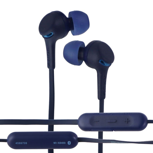 Sony WI-XB400 Wireless In-Ear Extra Bass Headphones with Mic - Blue (WIXB400/L) Portable Audio - Headphones Sony    - Simple Cell Bulk Wholesale Pricing - USA Seller