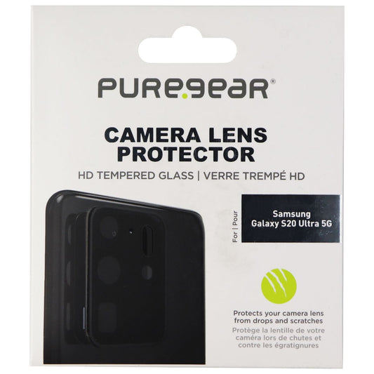 PureGear HD Tempered Glass Camera Lens Protector for Samsung Galaxy S20 Ultra 5G Cell Phone - Screen Protectors PureGear    - Simple Cell Bulk Wholesale Pricing - USA Seller
