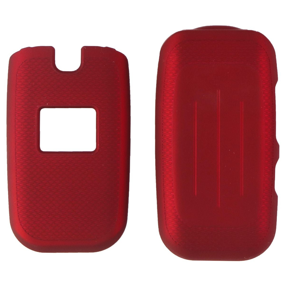 AT&T Soft Touch Shield Hard Case for LG B470 Flip Phone - Red Simple Cell Bulk AT&T Soft Touch Shield Hard Case for LG B470 Flip Phone - Red Simple Cell Bulk