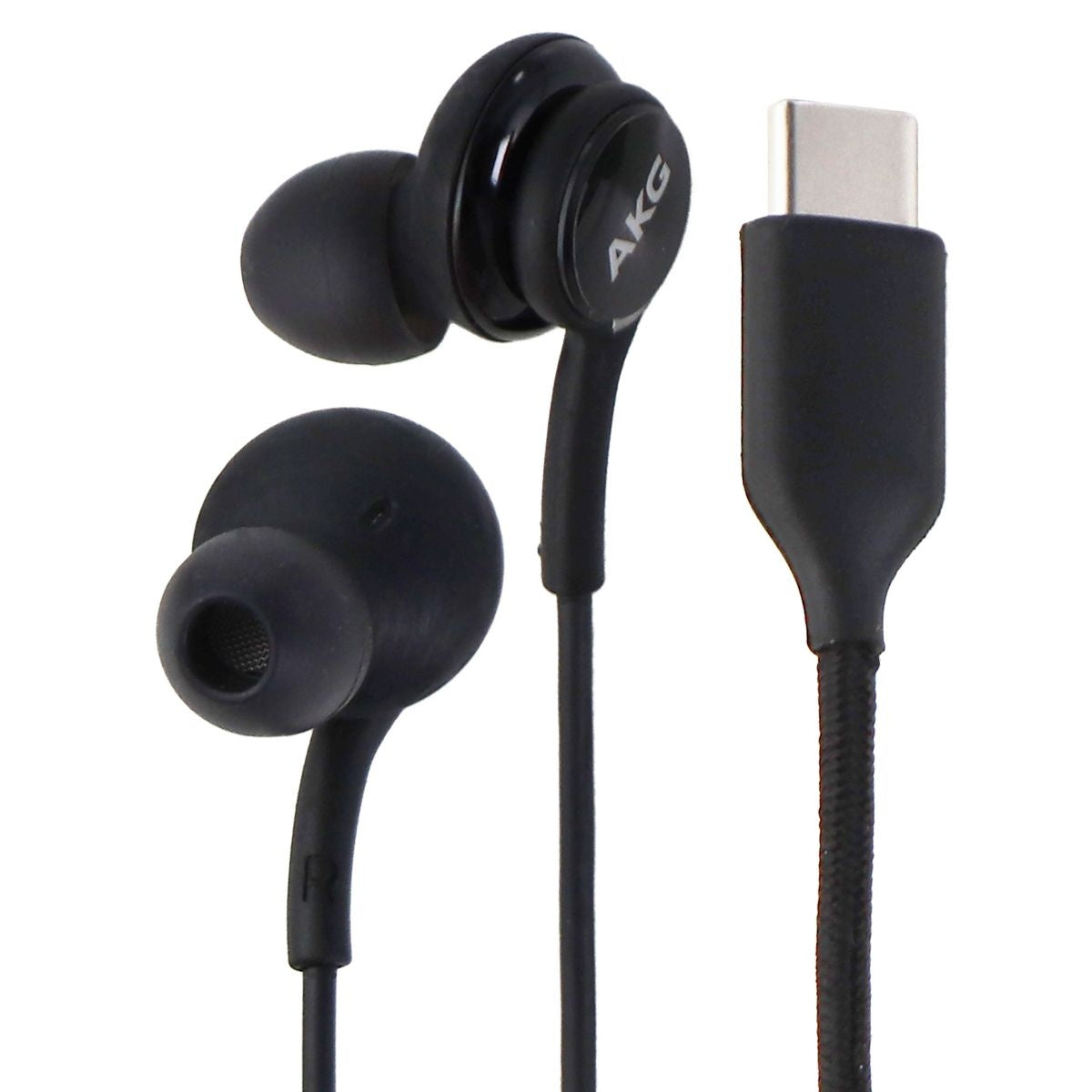 Samsung AKG Stereo Earbud USB-C Headset with In-Line Mic - Black (GH59-15150A) Portable Audio - Headphones Samsung    - Simple Cell Bulk Wholesale Pricing - USA Seller