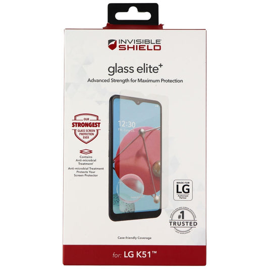 ZAGG InvisibleShield (Glass Elite+) Screen Protector for LG K51 Smartphone Cell Phone - Screen Protectors Zagg    - Simple Cell Bulk Wholesale Pricing - USA Seller