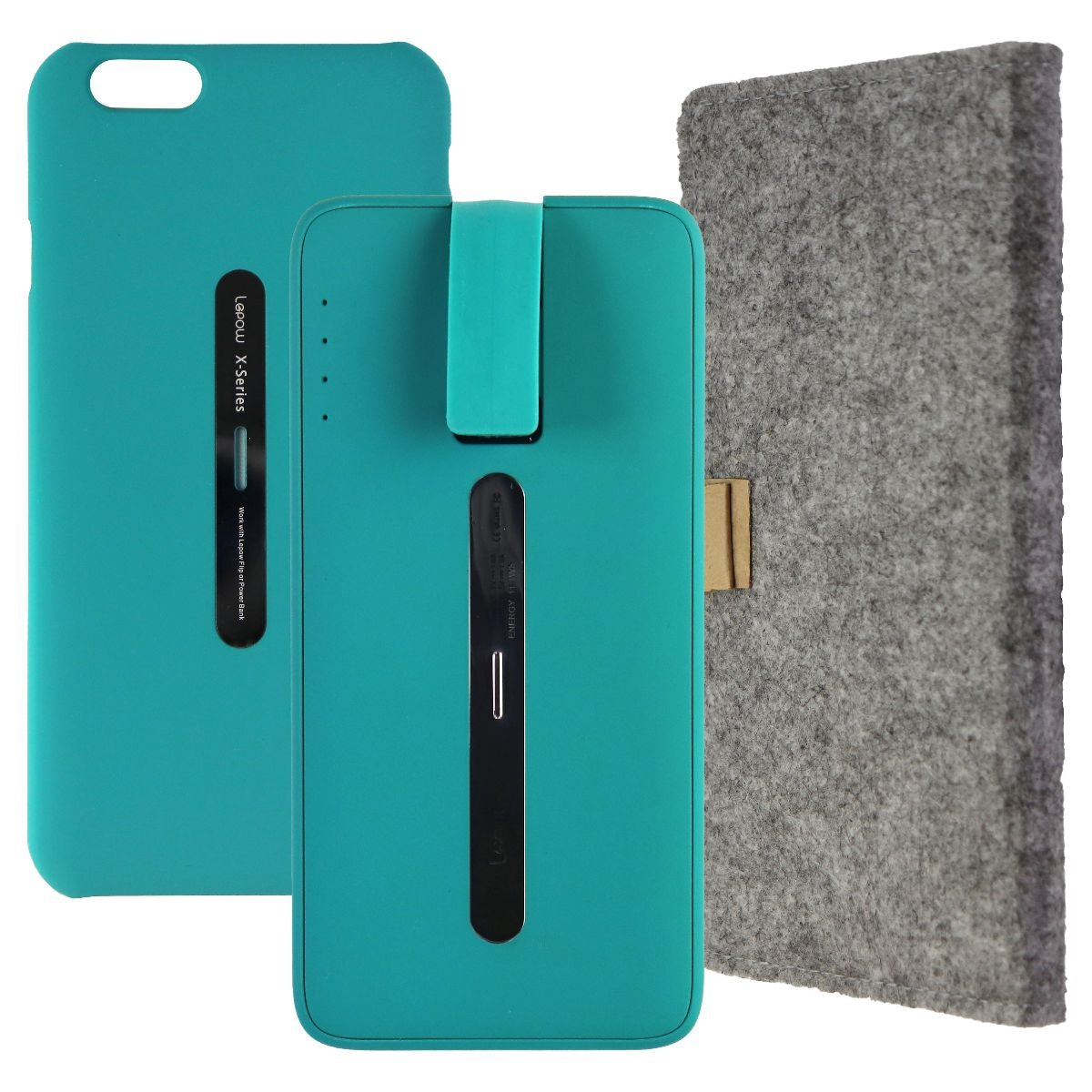 Lepow Pie Case and Battery Pack Combo 3000mAH for iPhone 6 - Green Cell Phone - Cases, Covers & Skins Lepow    - Simple Cell Bulk Wholesale Pricing - USA Seller