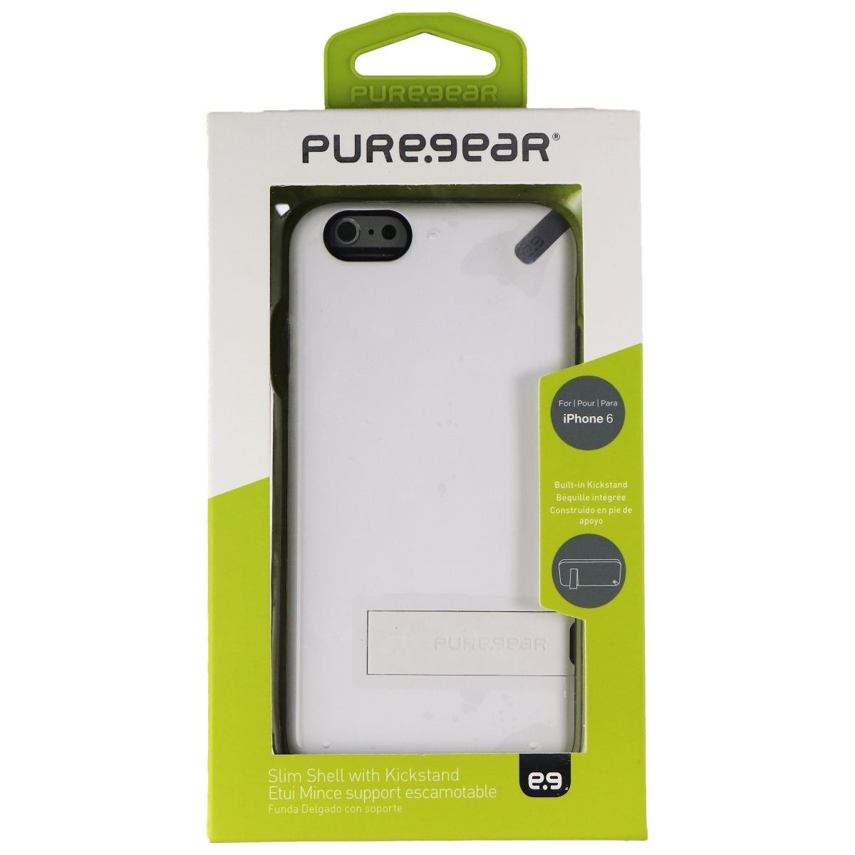 PureGear Slim Shell with Kickstand for iPhone 6s/6 - White Cell Phone - Cases, Covers & Skins PureGear    - Simple Cell Bulk Wholesale Pricing - USA Seller