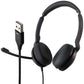 Jabra Evolve2 30 MS Wired Headset, USB-A, Stereo - Black Cell Phone - Headsets Jabra    - Simple Cell Bulk Wholesale Pricing - USA Seller
