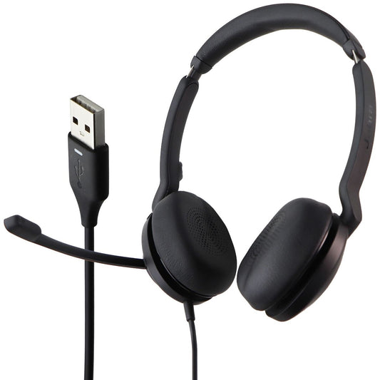 Jabra Evolve2 30 MS Wired Headset, USB-A, Stereo - Black Cell Phone - Headsets Jabra    - Simple Cell Bulk Wholesale Pricing - USA Seller